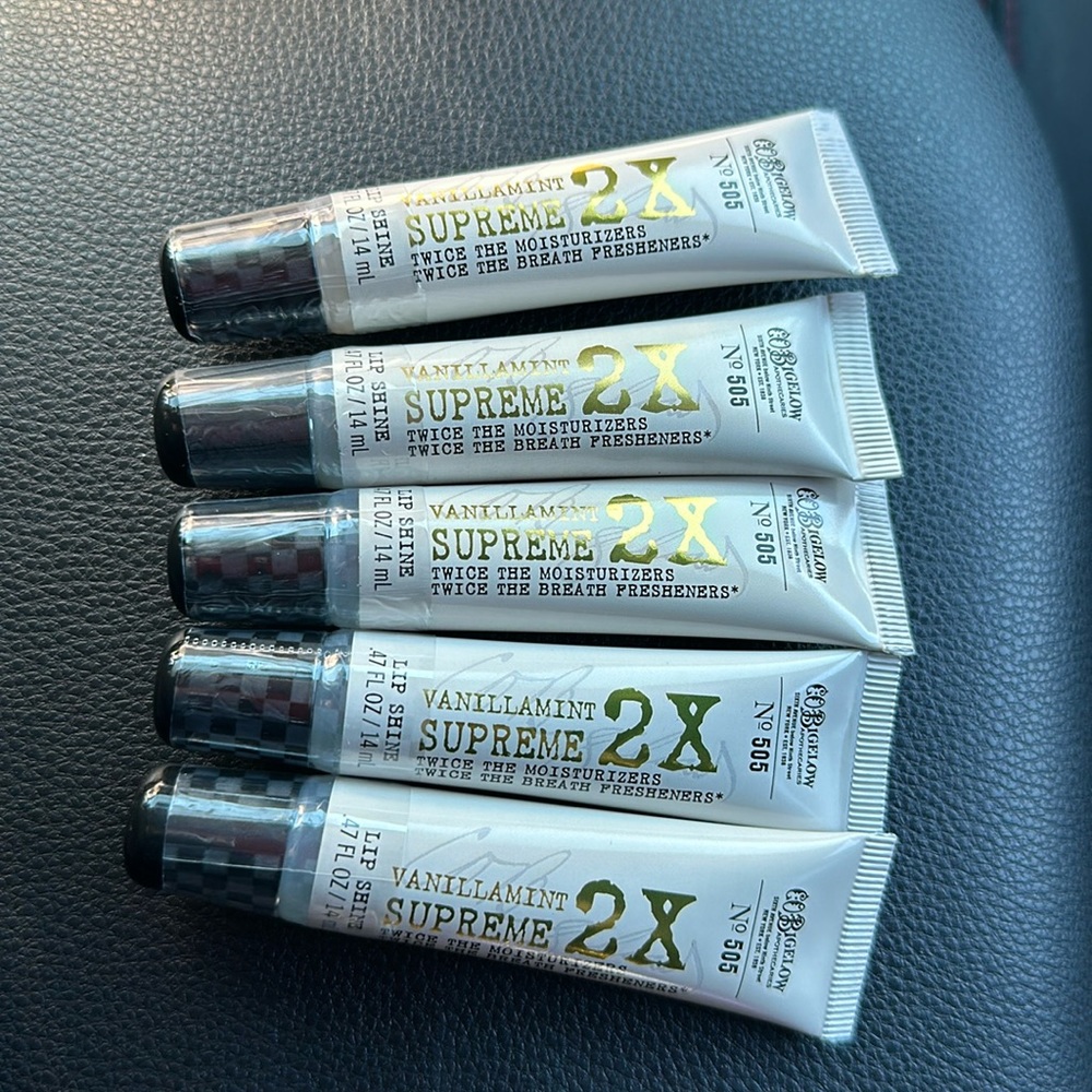 5pk BBW Vanilla Mint Supreme 2x  Lip shine